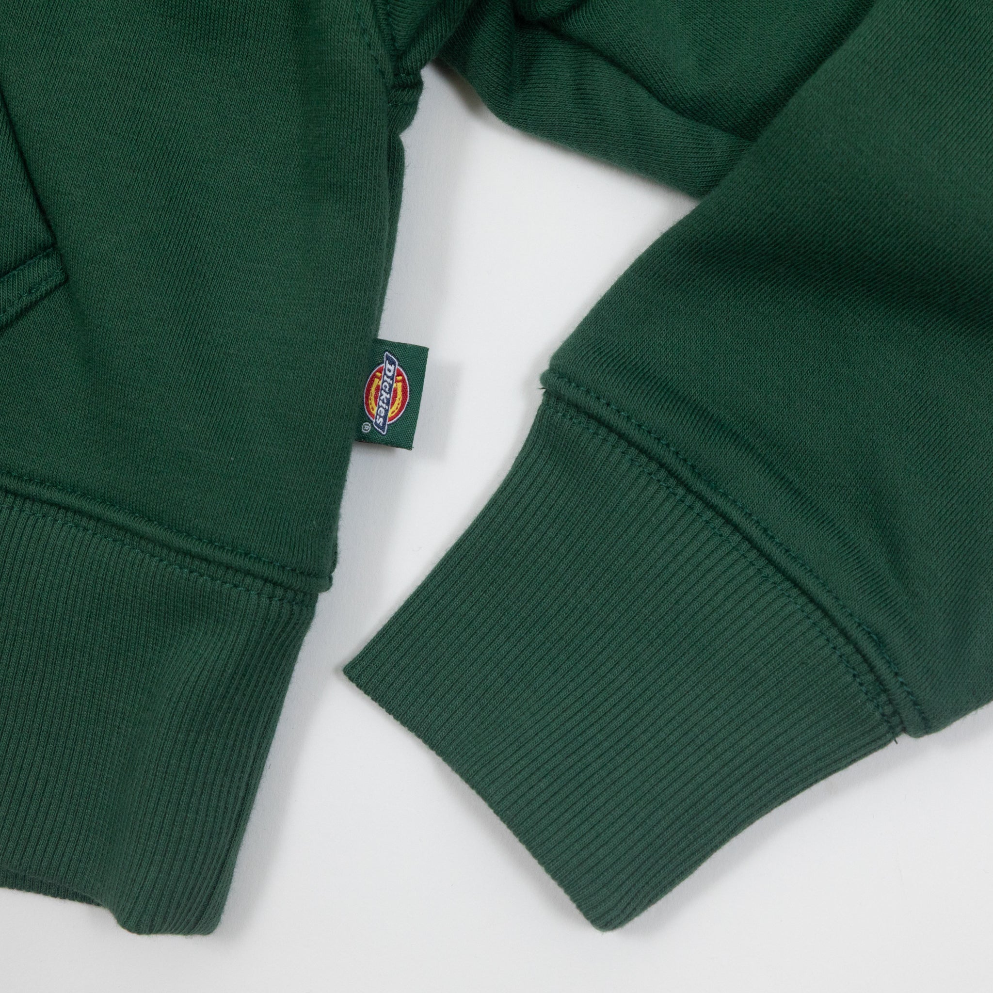 Womens DICKIES Oakport Zip Hoodie in PINE GREEN