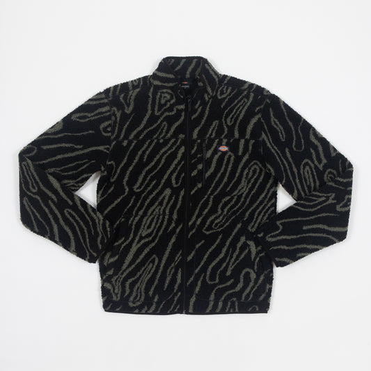 DICKIES Mount Hope Printed Fleece in BLACK