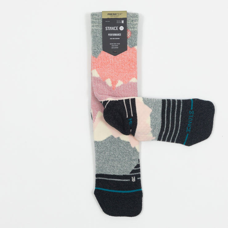 Womens STANCE Mountaineer Socks in PINK