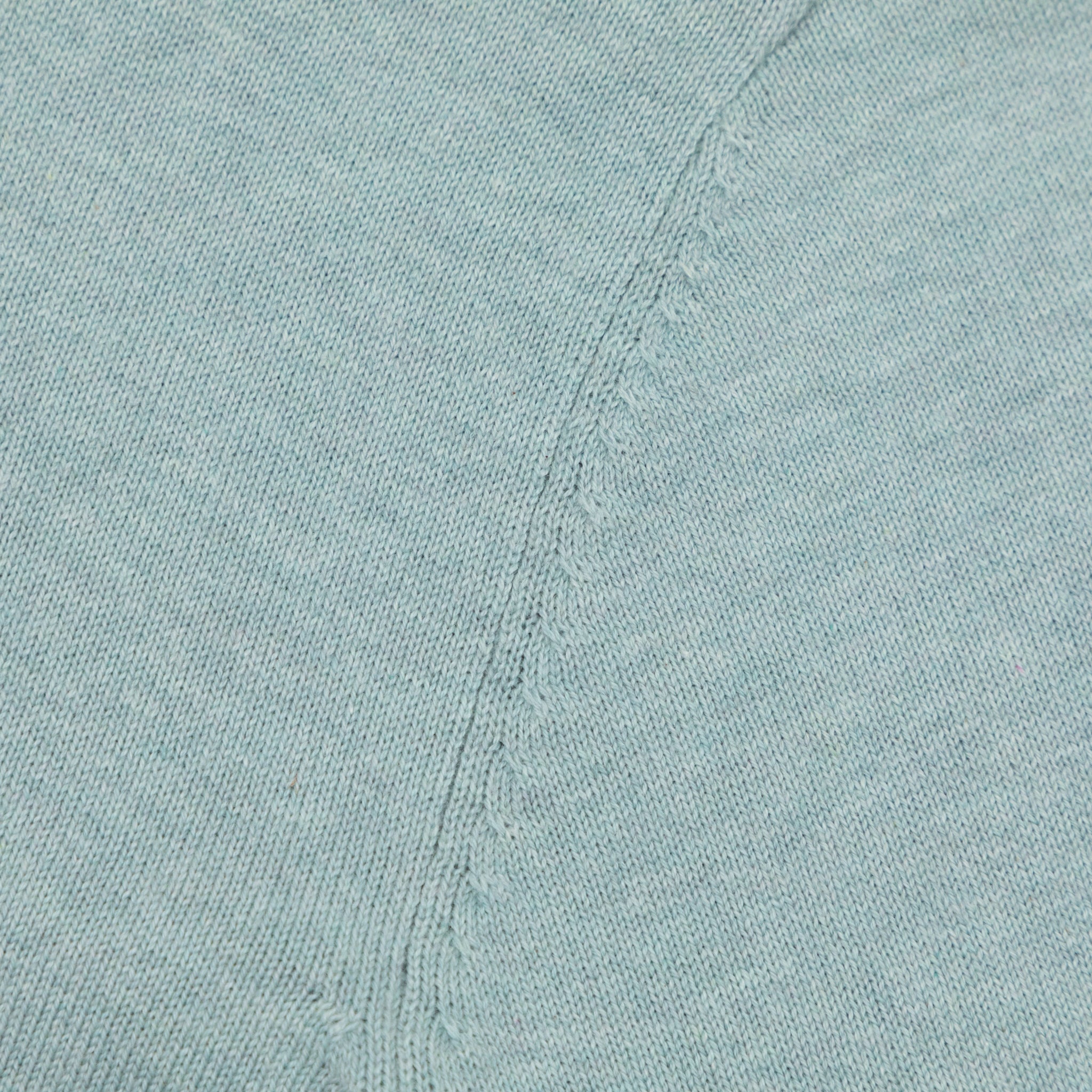 FARAH Mullen Knit Cotton Sweater in GROVE GREEN
