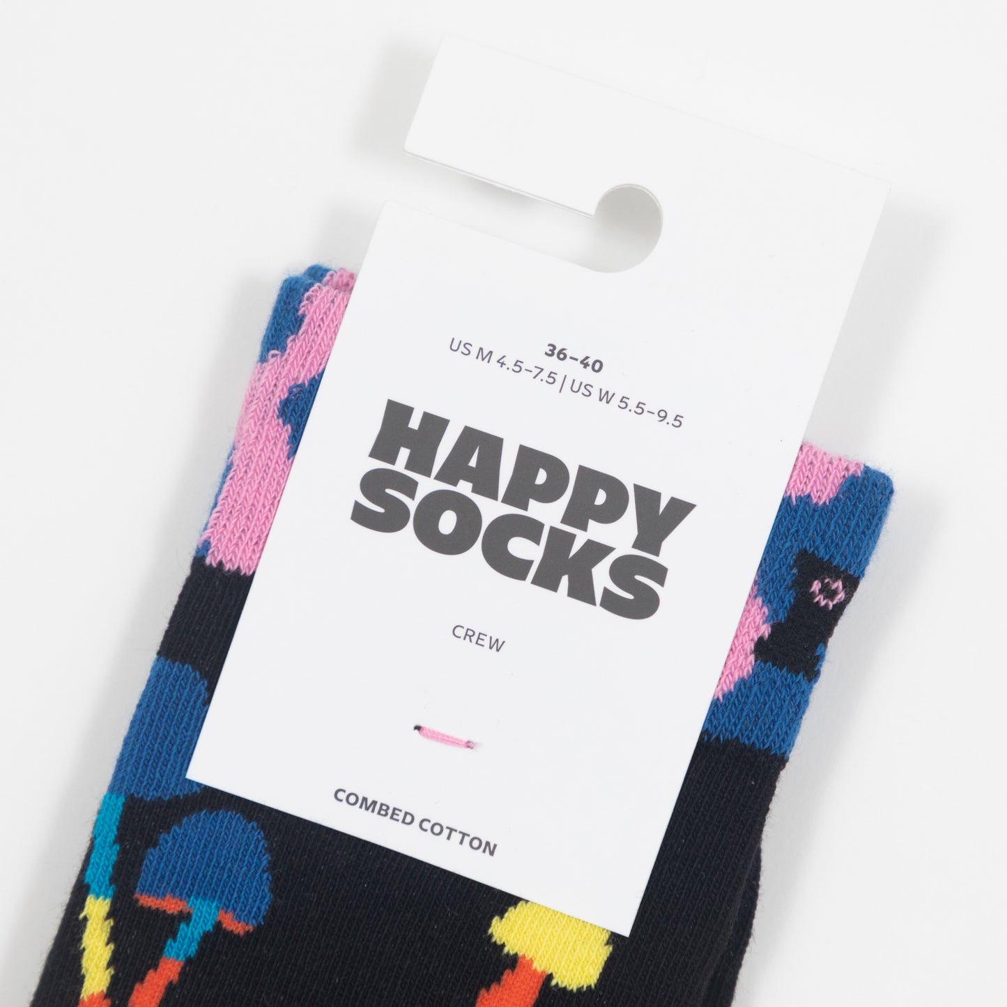 HAPPY SOCKS Mushroom Socks in BLACK & MULTI