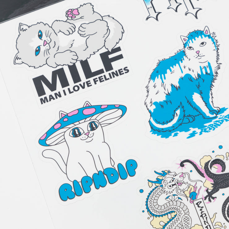 RIPNDIP My Neighborhood Sticker Sheet