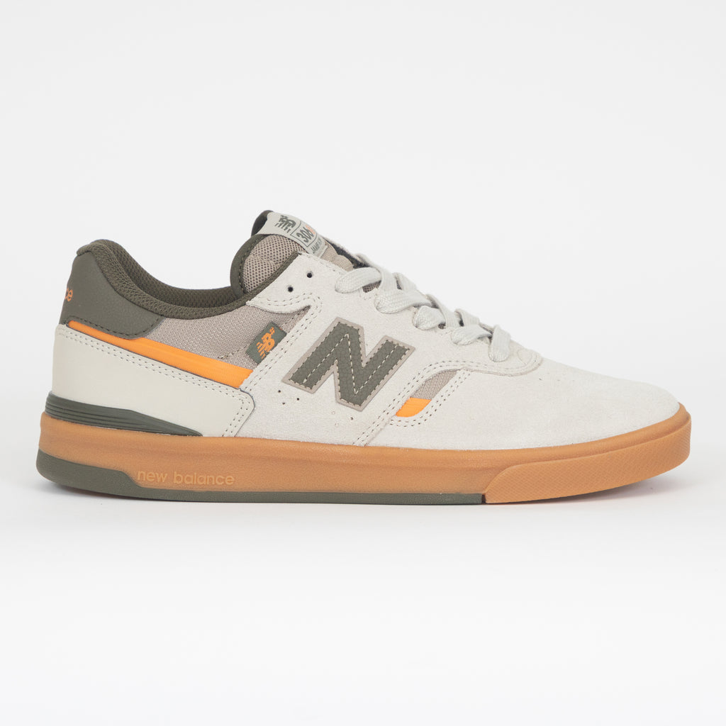 NEW BALANCE Numeric 306 Trainers in Cream & Olive