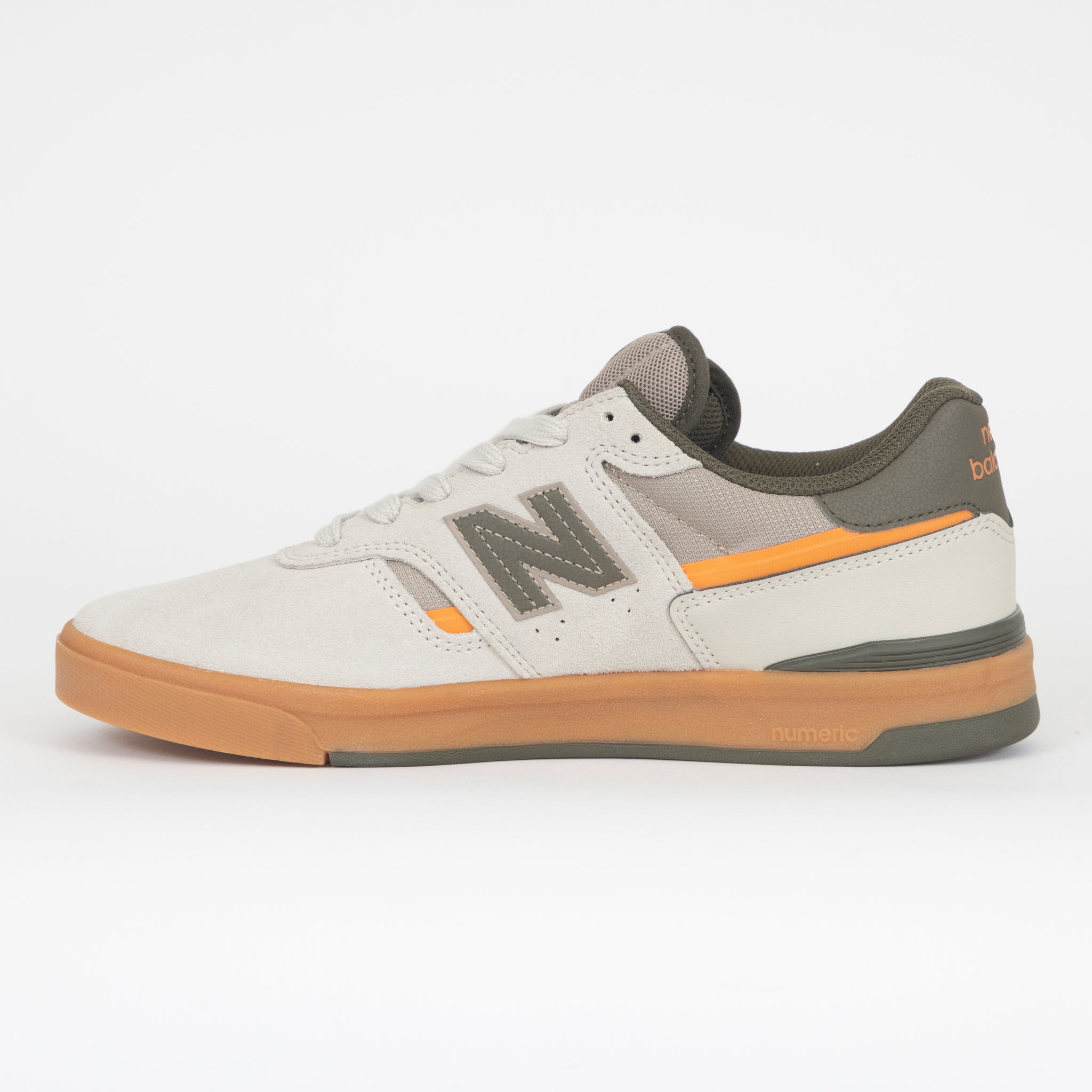 NEW BALANCE Numeric 306 Trainers in Cream & Olive