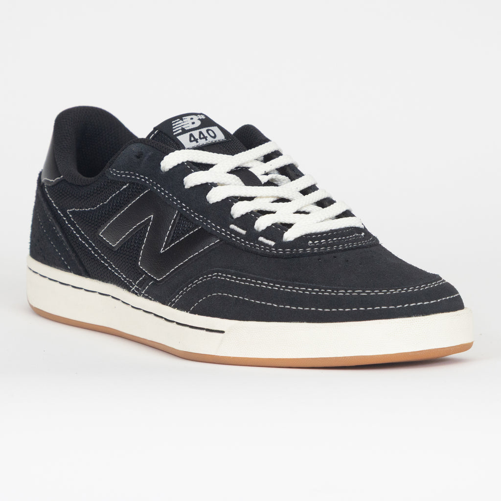 NEW BALANCE Numeric 440 Trainers in Black & White Gum