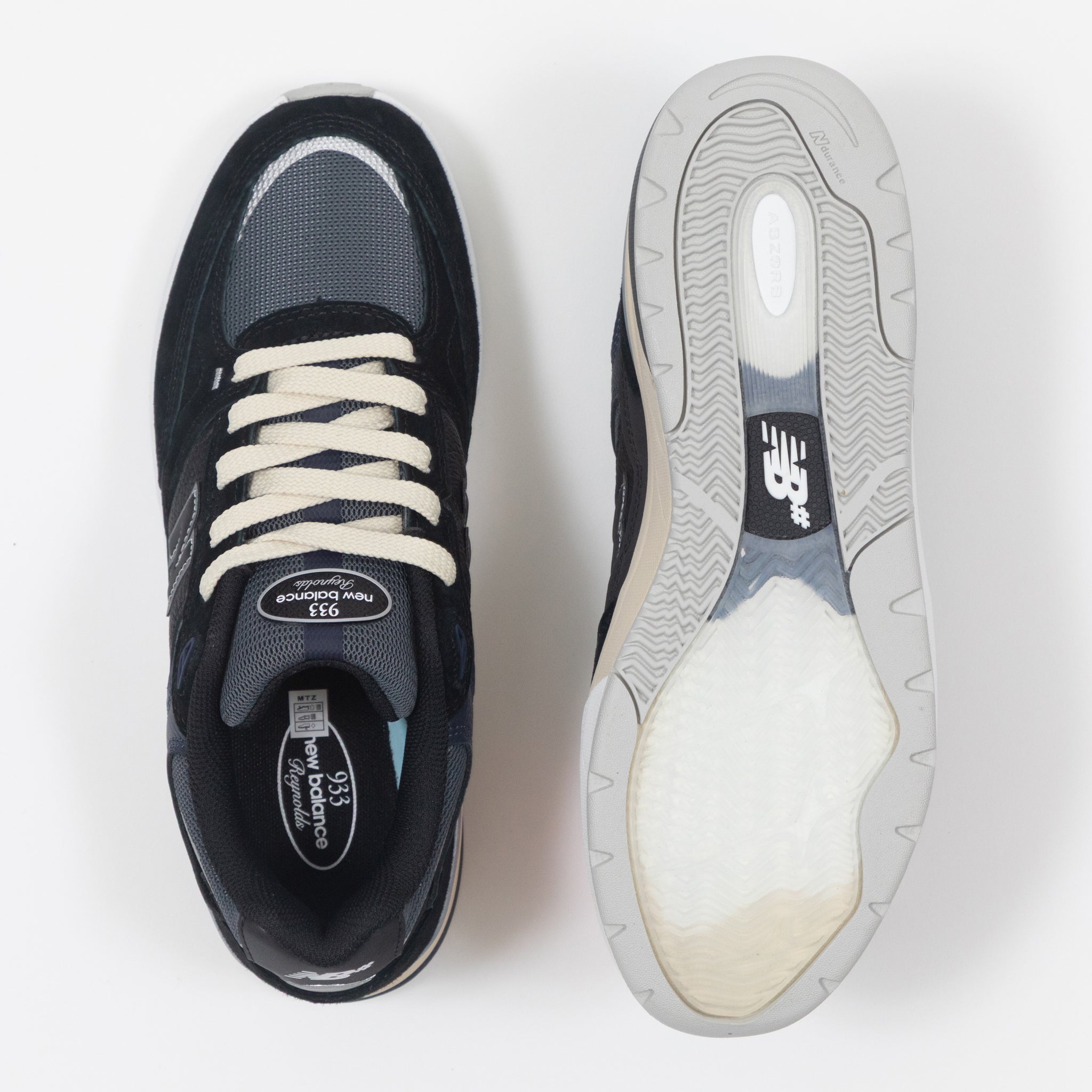 NEW BALANCE Numeric 933 Trainers in BLACK / GREY
