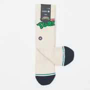STANCE x NINJA TURTLES Collaboration Turtle Socks in OFF WHITE