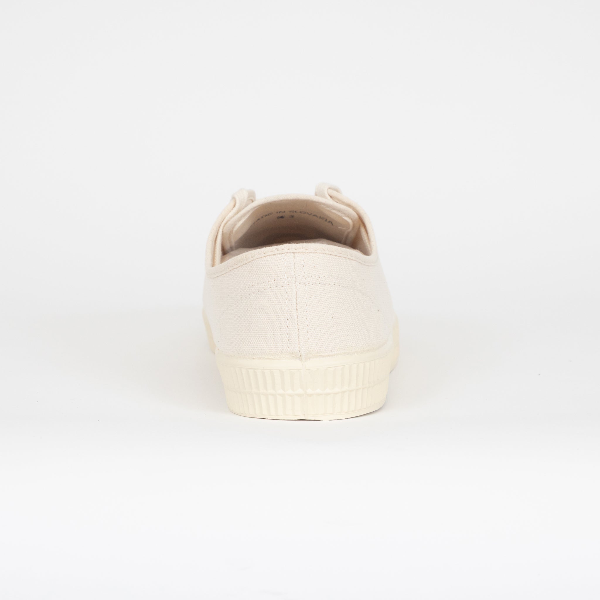 NOVESTA Star Master Low Top Canvas Trainer in Cream