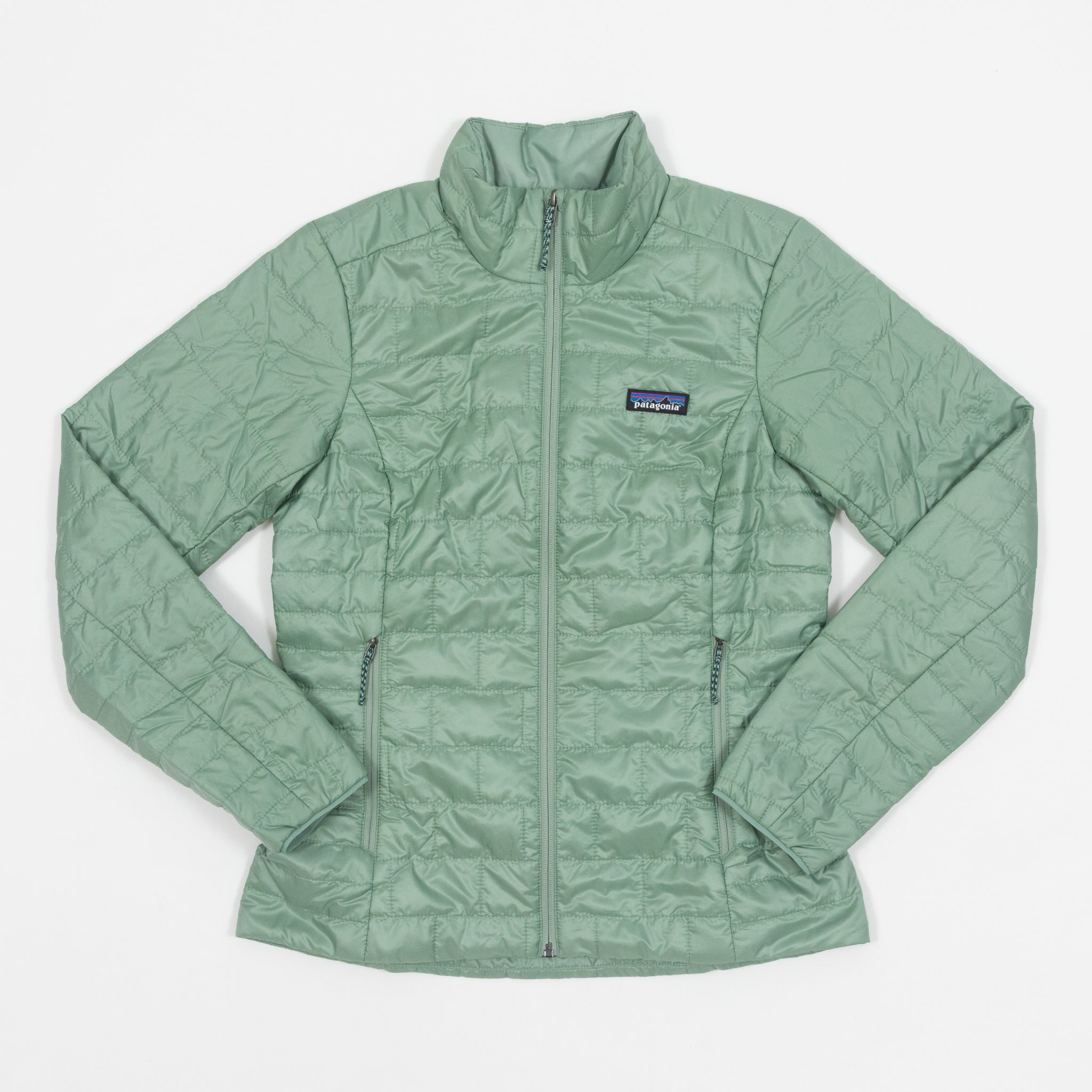 Womens PATAGONIA Nano Puff Jacket in Ellwood GREEN