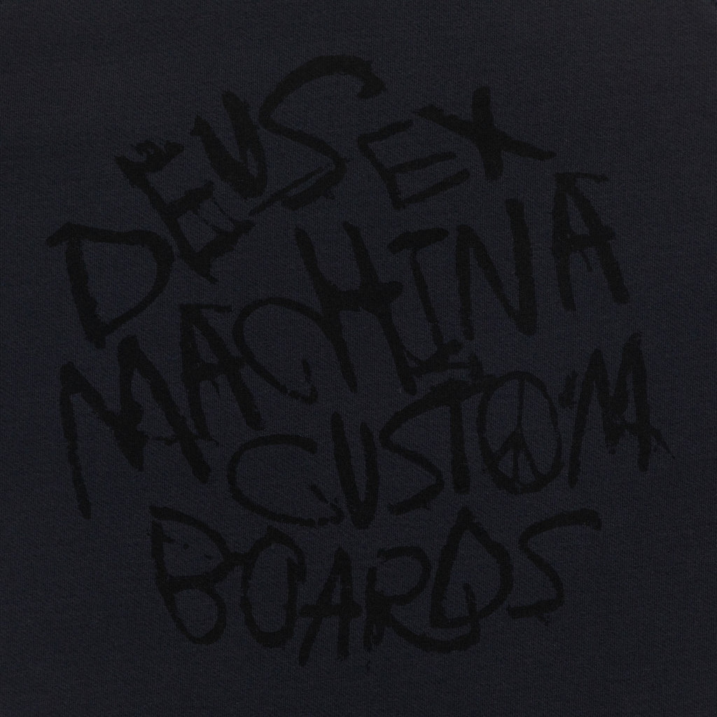 Womens DEUS EX MACHINA New Mexico Fleece Sweatshirt in ANTHRACITE