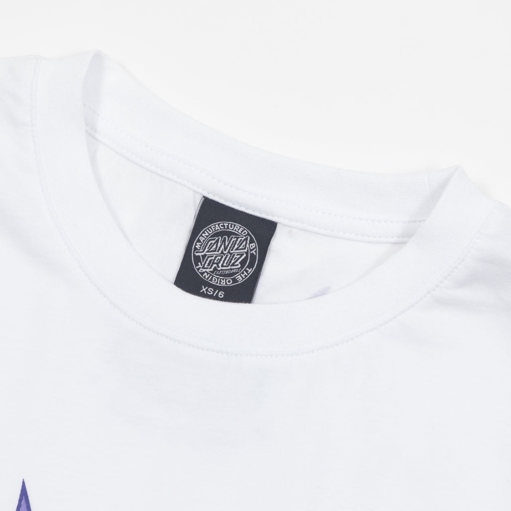 WOMENS SANTA CRUZ Night Critter Front T-Shirt in WHIITE
