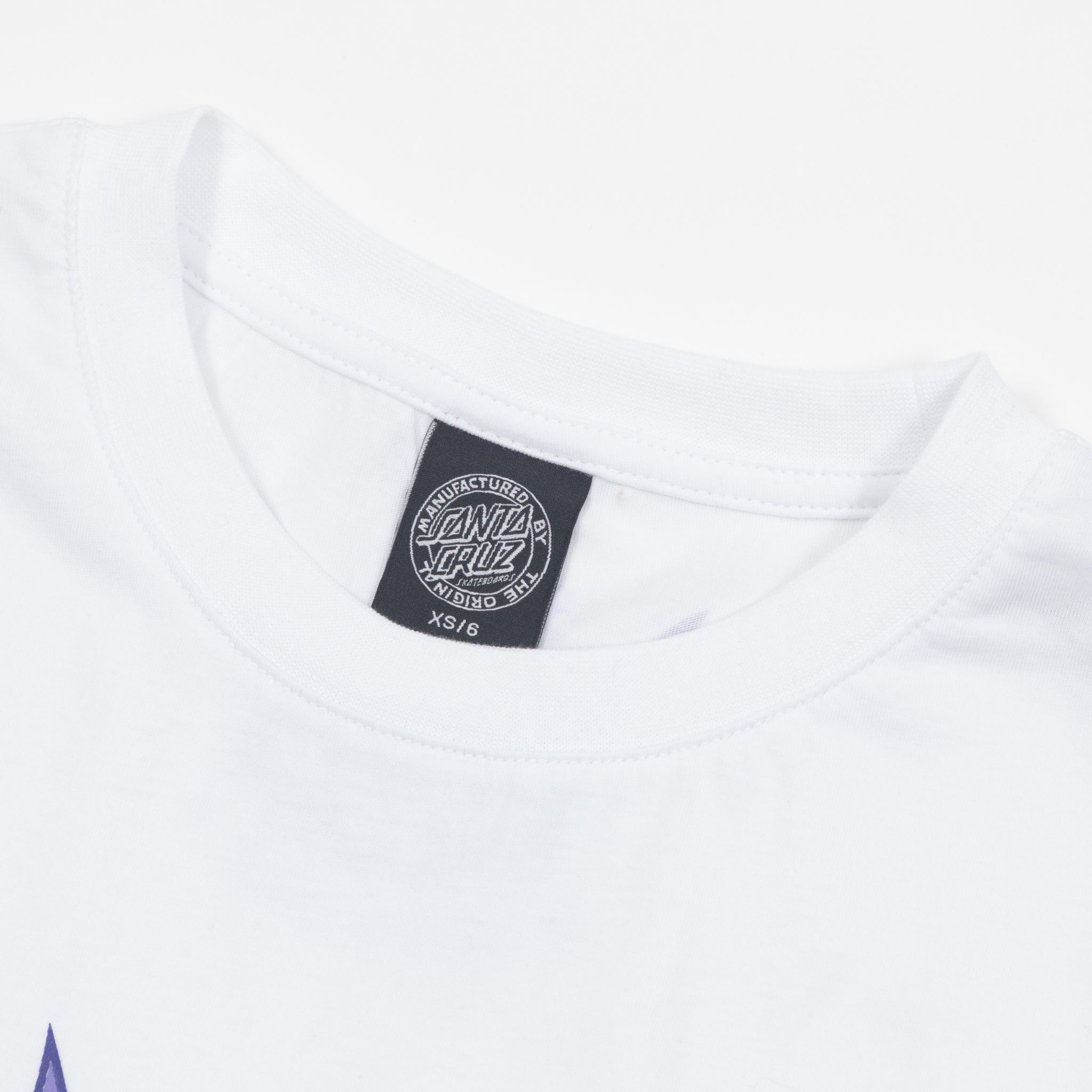 WOMENS SANTA CRUZ Night Critter Front T-Shirt in WHIITE