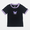 Womens SANTA CRUZ Night Critter Mini T-Shirt in BLACK