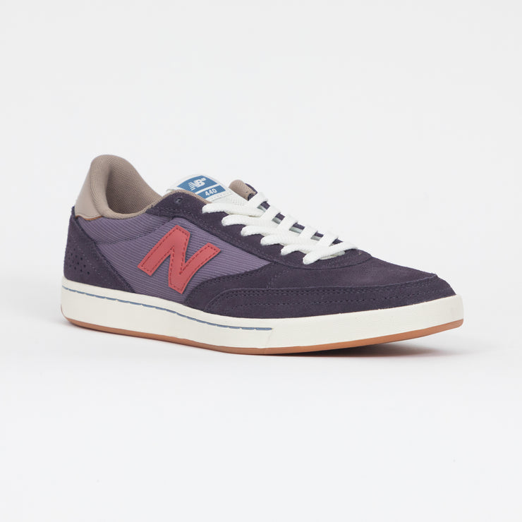 NEW BALANCE Numeric 440 Trainers in PURPLE & RED