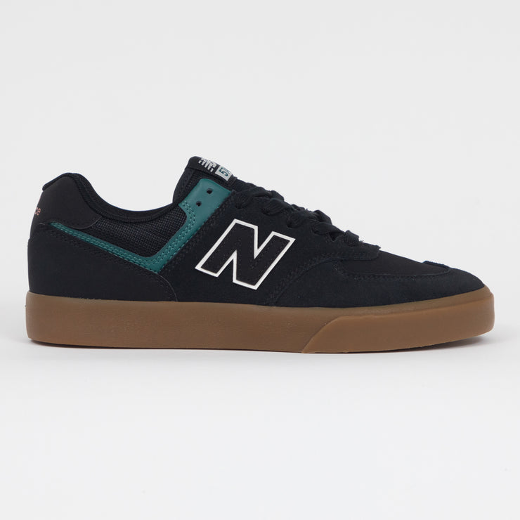 NEW BALANCE Numeric 574 Trainers in BLACK & TEAL