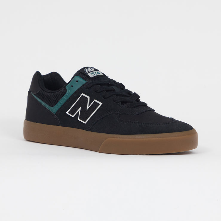 NEW BALANCE Numeric 574 Trainers in BLACK & TEAL