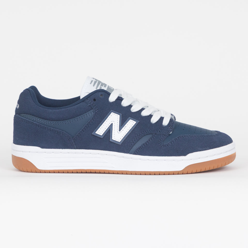 navy new balance 480 skate shoe