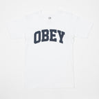 OBEY Collegiate T-shirt in WHITE