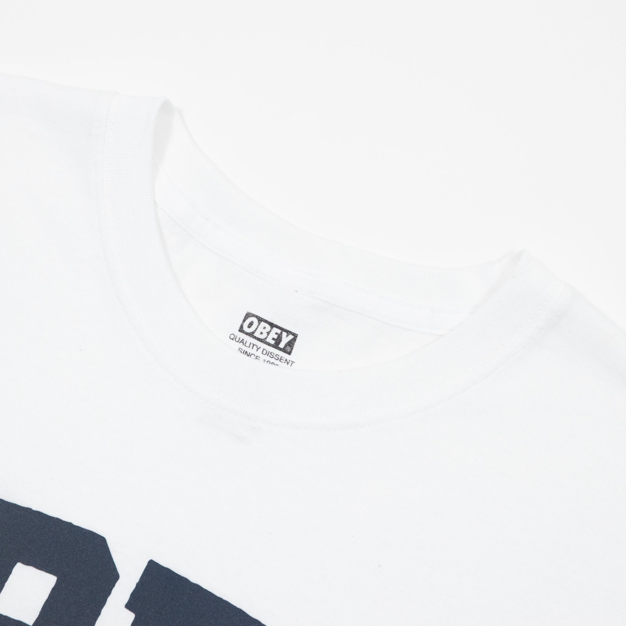 OBEY Collegiate T-shirt in WHITE