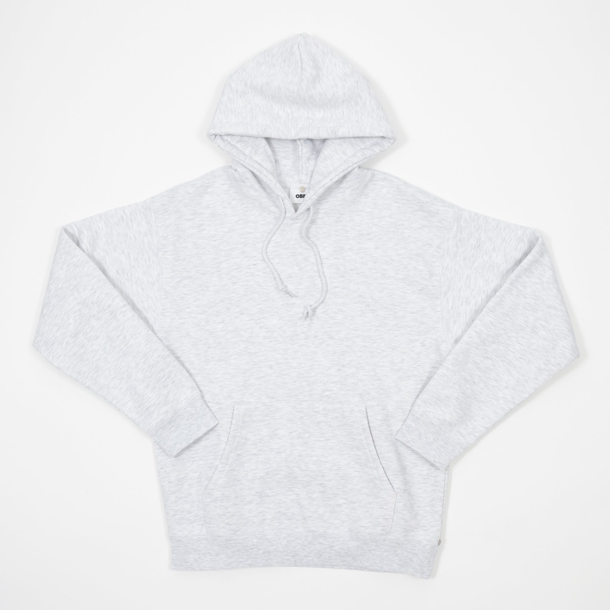 OBEY Established Works Bold Hoodie in ASH GREY