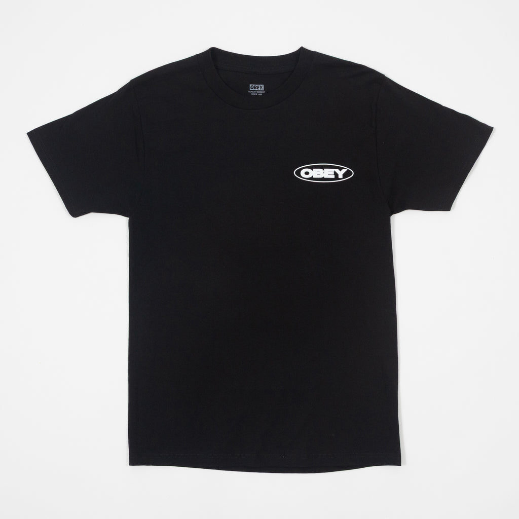 OBEY Global Impact T-Shirt in BLACK
