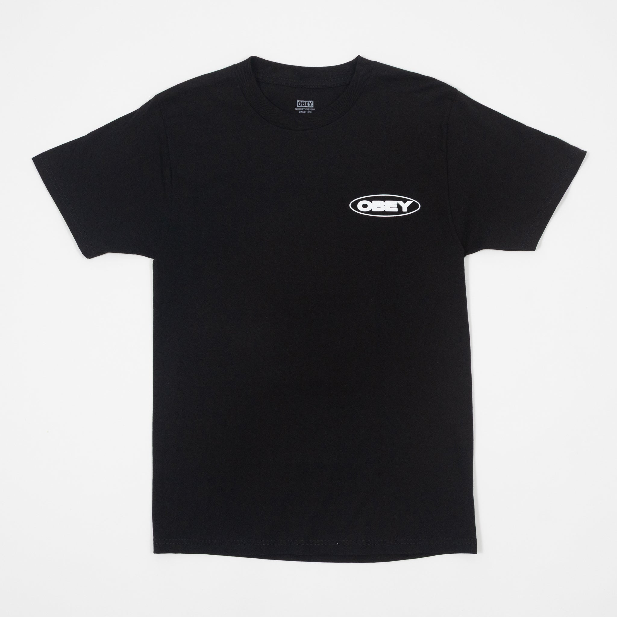 OBEY Global Impact T-Shirt in BLACK