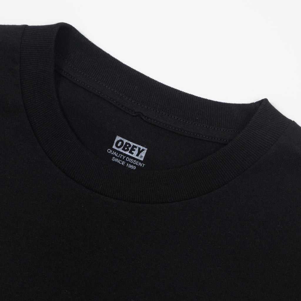 OBEY Global Impact T-Shirt in BLACK