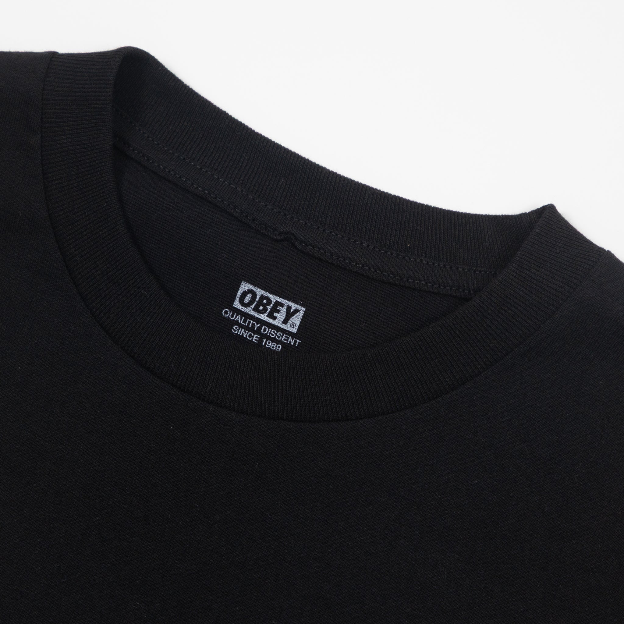 OBEY Global Impact T-Shirt in BLACK