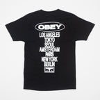OBEY Global Impact T-Shirt in BLACK