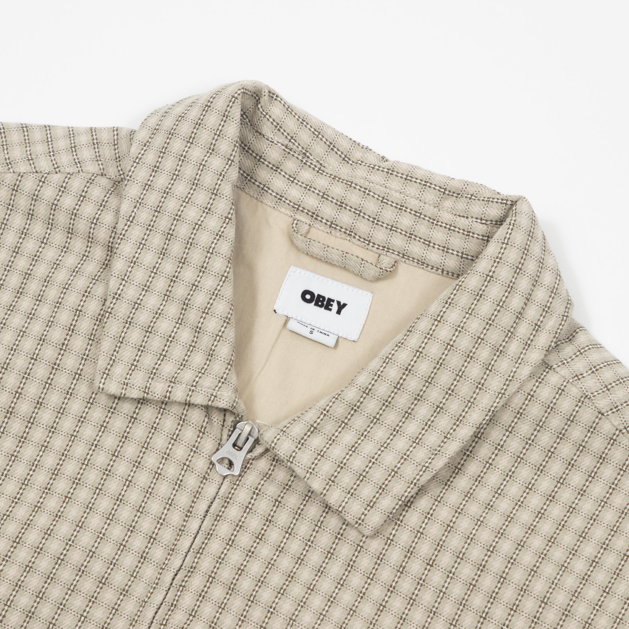 OBEY Luther Blouson Jacket in ABBEY STONE MULTI