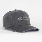 OBEY Slanted 6 Pannel Strapback in BLACK
