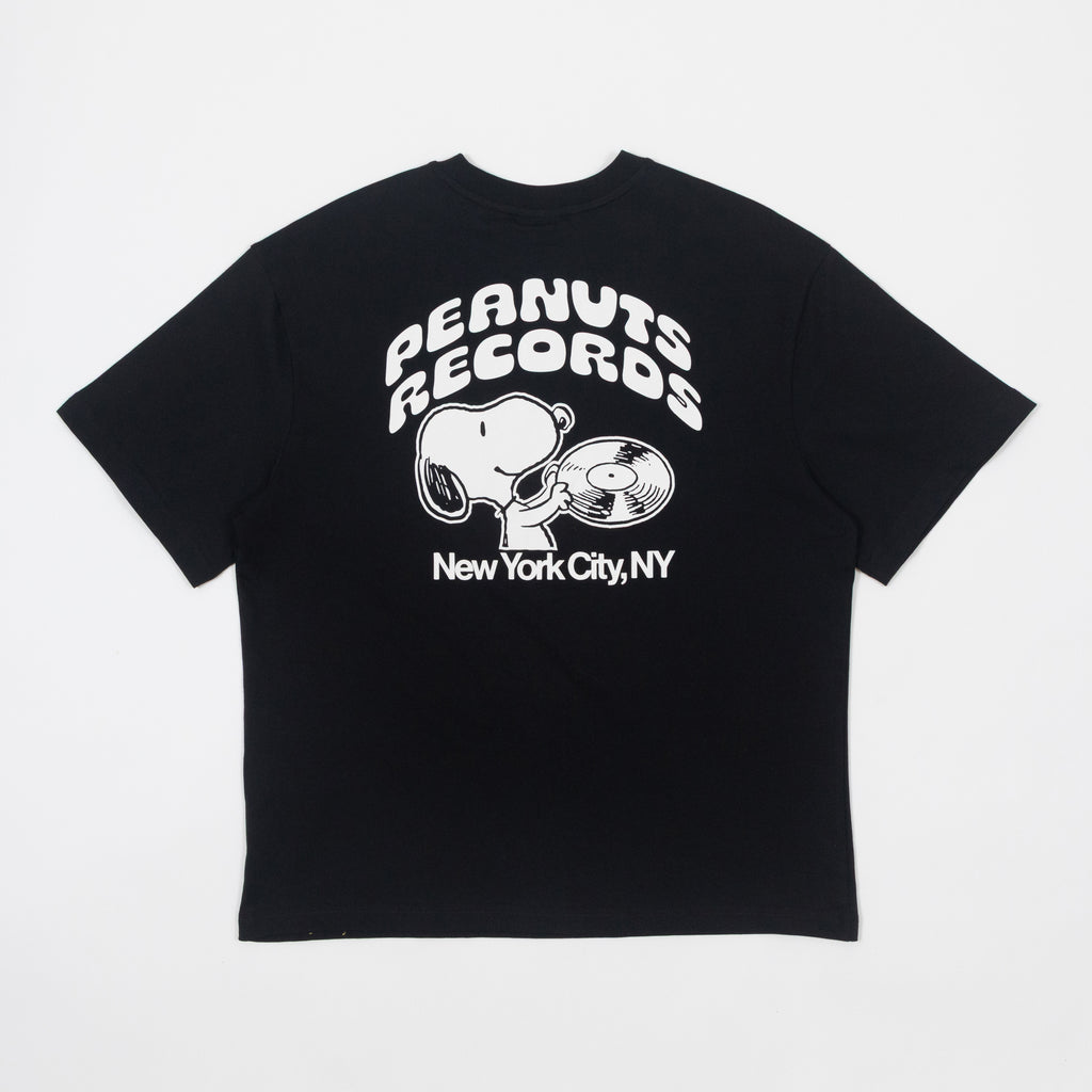 ONLY & SONS Peanuts Back Life Oversized T-Shirt in BLACK