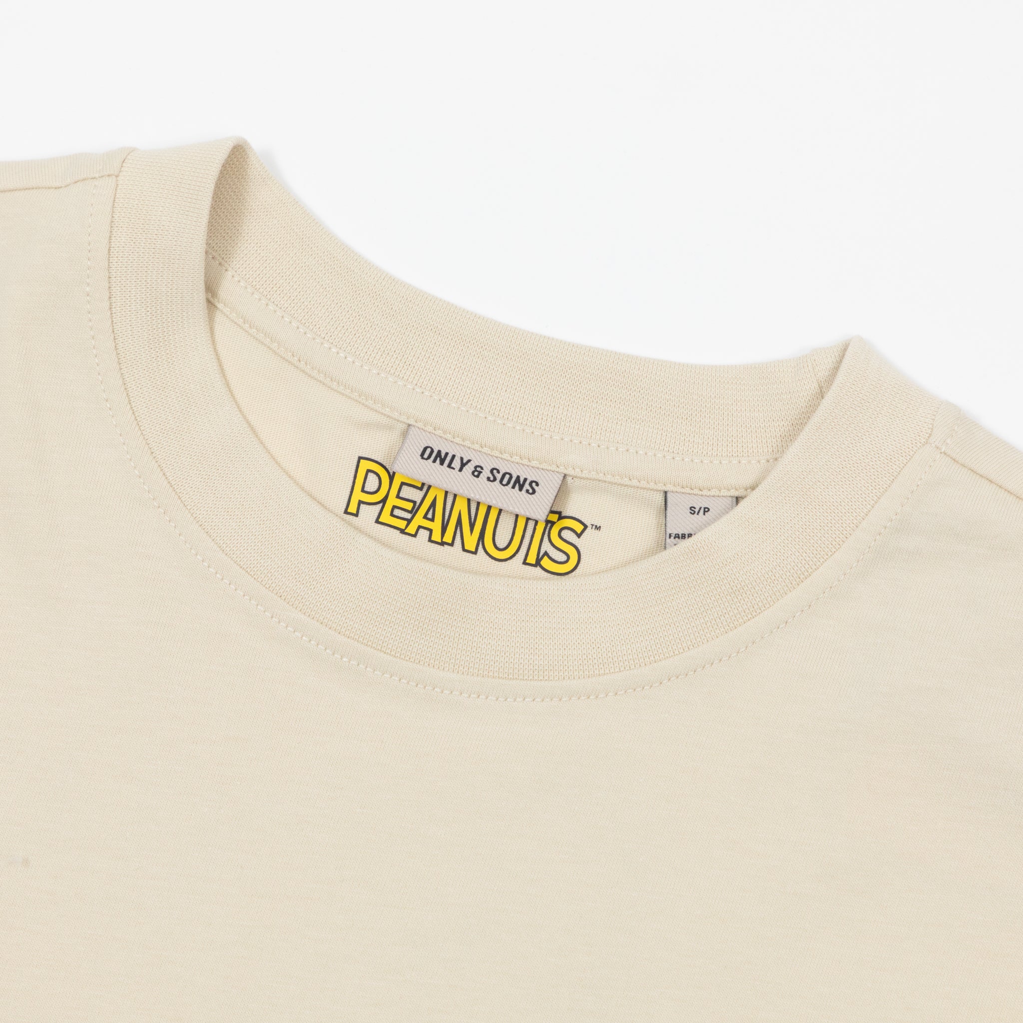 ONLY & SONS Peanuts Back Life Oversized T-Shirt in YELLOW