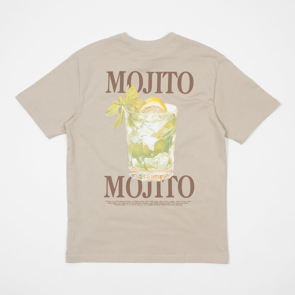 ONLY & SONS Mojito Relaxed T-Shirt in SILVER LINING