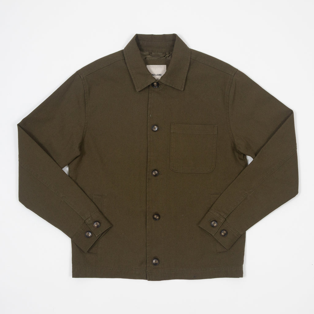 ONLY & SONS Ronnie Jacket in DARK OLIVE