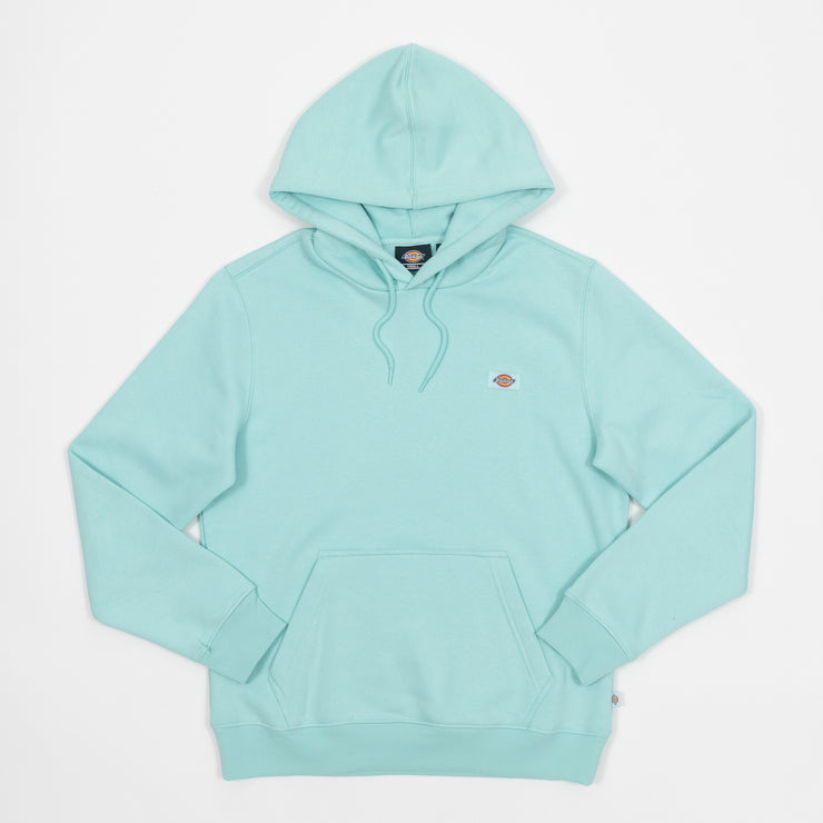 DICKIES Oakport Logo Hoodie in PASTEL TURQUOISE