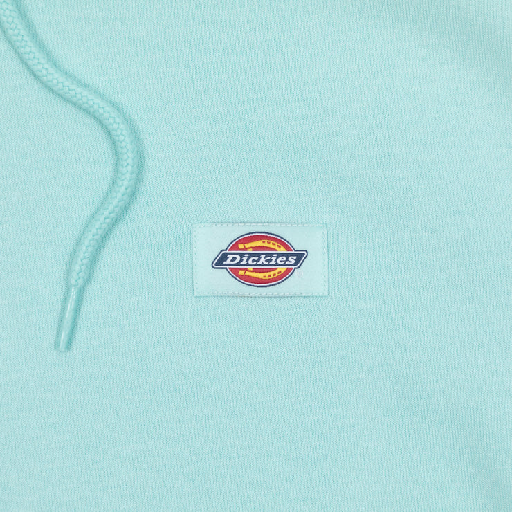 DICKIES Oakport Logo Hoodie in PASTEL TURQUOISE
