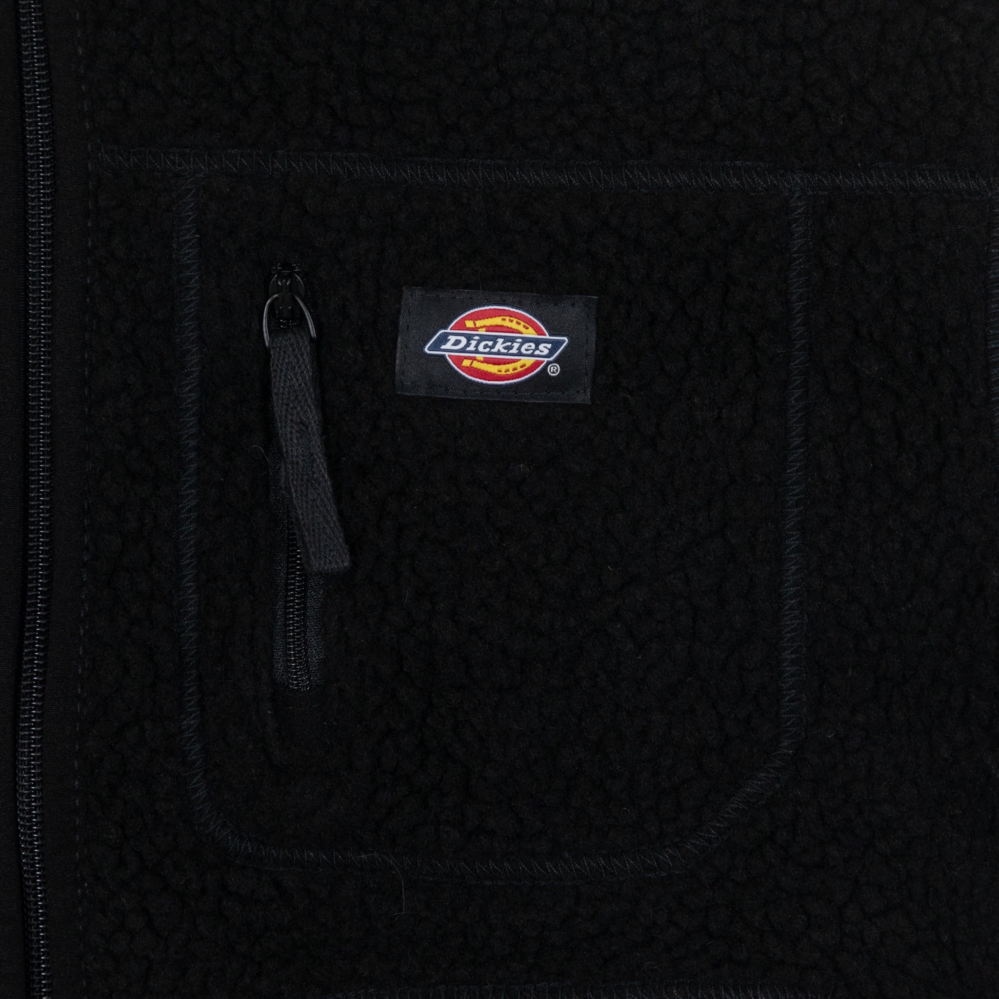 Womens DICKIES Mount Hope Fleece in BLACK