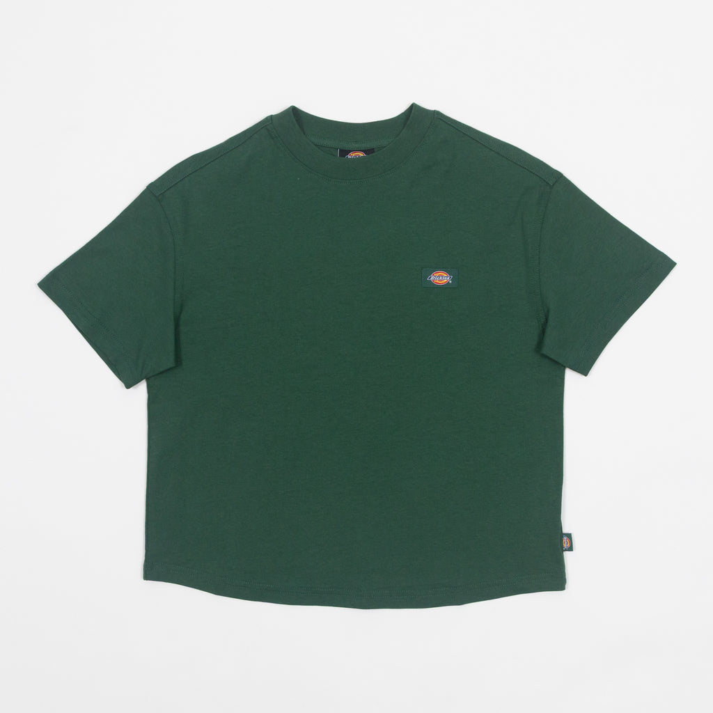 Green Dickies boxy tshirt front view