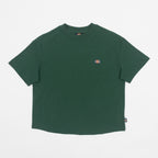 Green Dickies boxy tshirt front view