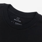 brtixton t-shirt ribbed crew neck close up