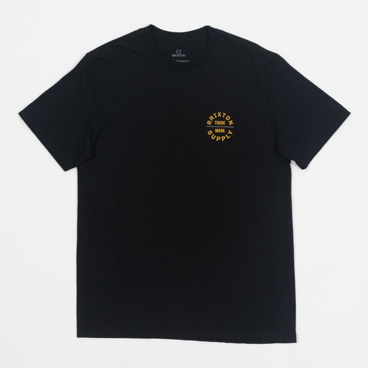 BRIXTON Oath V Short Sleeve T-Shirt in BLACK