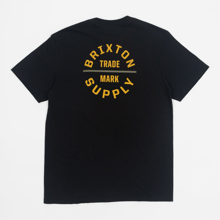 BRIXTON Oath V Short Sleeve T-Shirt in BLACK