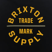BRIXTON Oath V Short Sleeve T-Shirt in BLACK