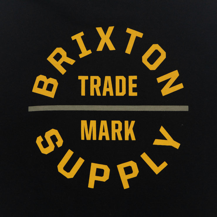 BRIXTON Oath V Short Sleeve T-Shirt in BLACK