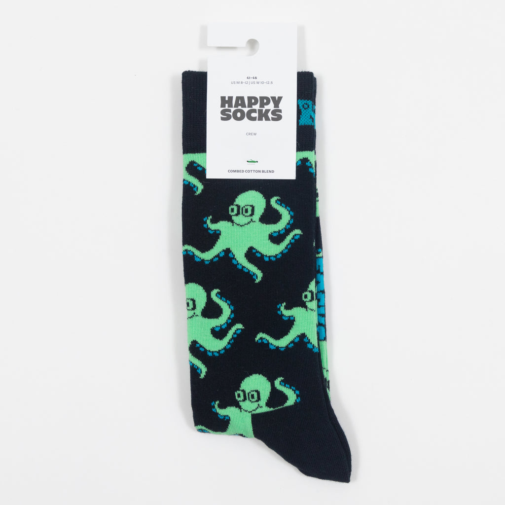HAPPY SOCKS Octopus Socks in NAVY & GREEN