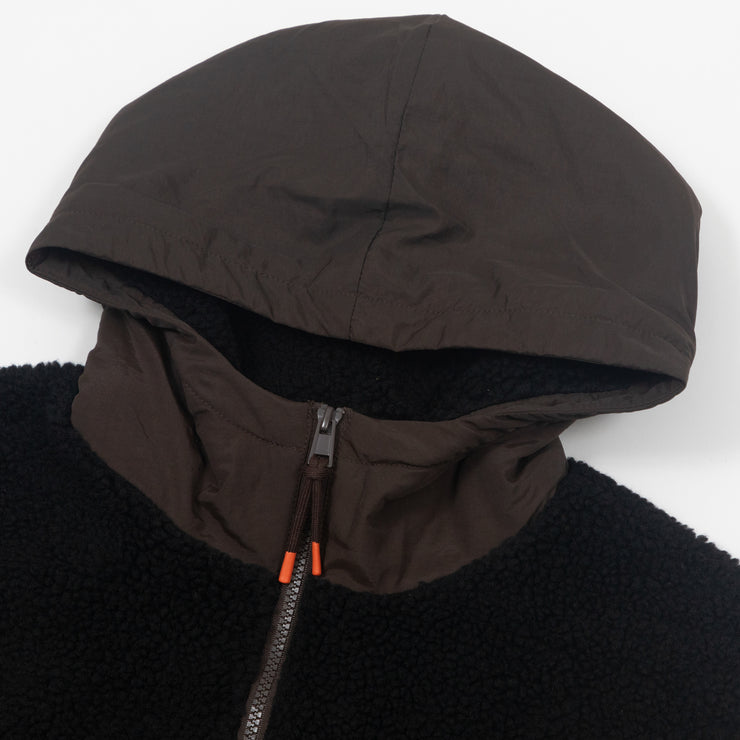 ONLY & SONS Ohio Sherpa Jacket in BROWN & BLACK
