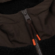 ONLY & SONS Ohio Sherpa Jacket in BROWN & BLACK