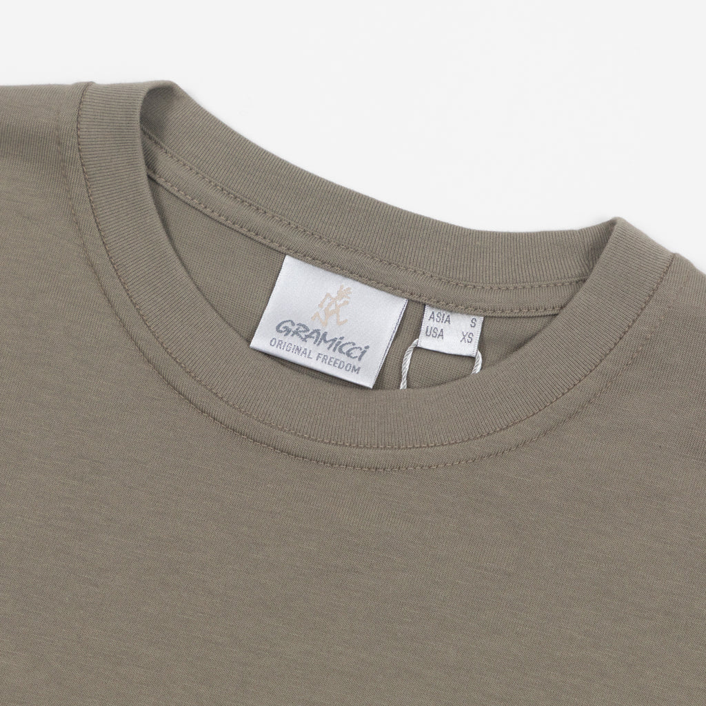 GRAMICCI One Point Long Sleeve T-Shirt in KHAKI