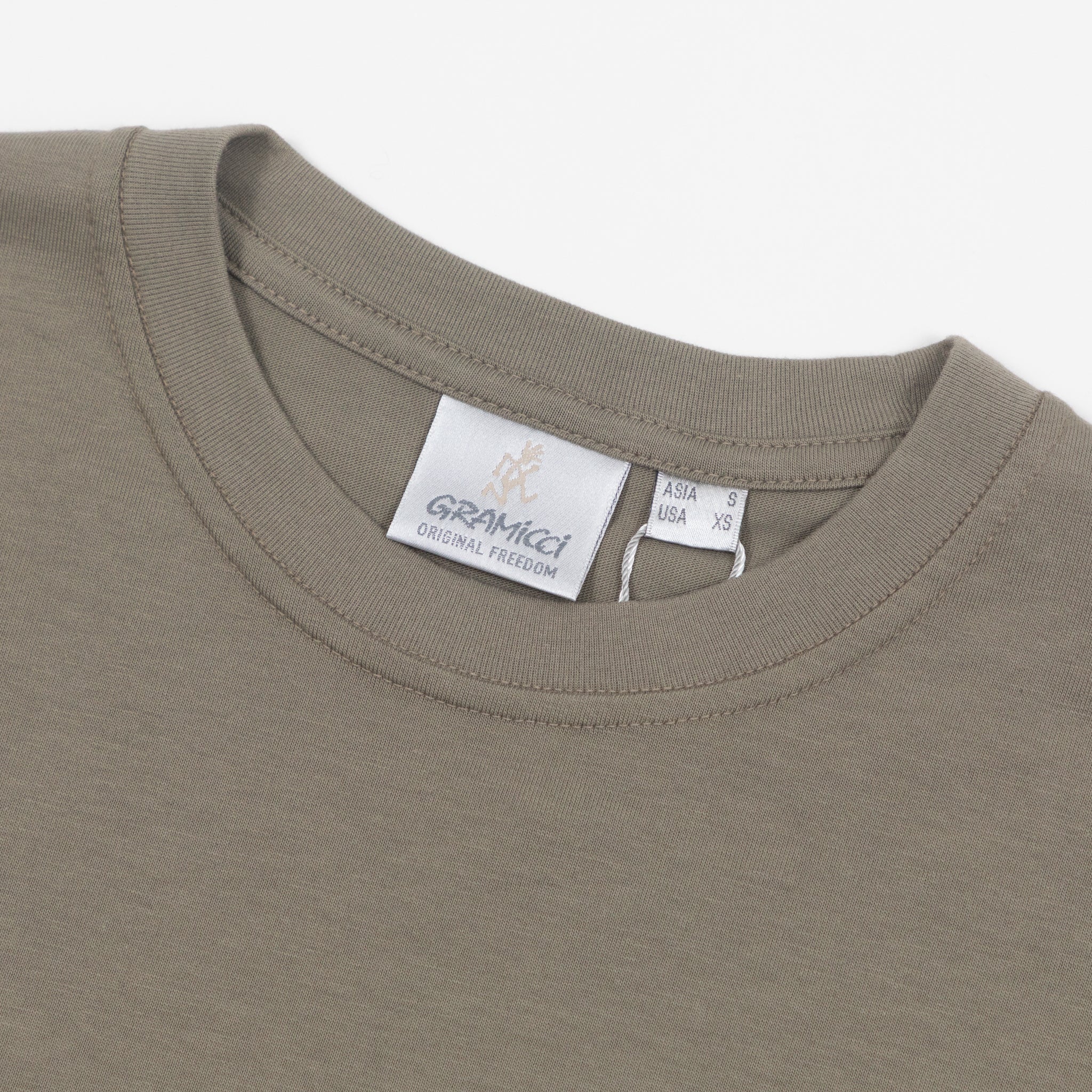 GRAMICCI One Point Long Sleeve T-Shirt in KHAKI